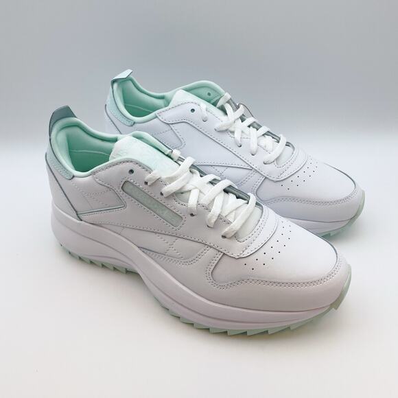 Reebok Lifestyle Women Classic SP Extra Sneaker US 8 M EU 38.5 White Leather NIB - Picture 5 of 12